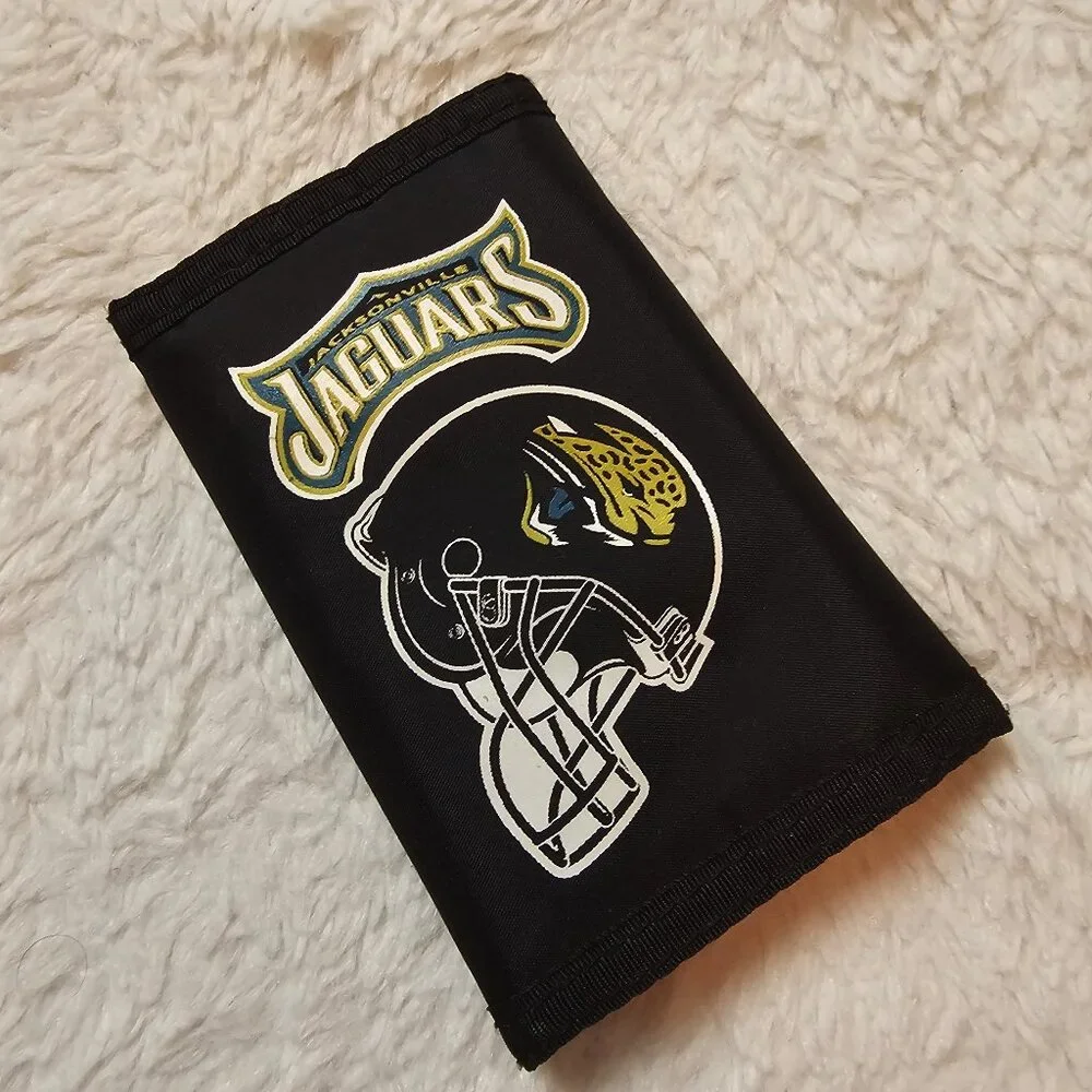 NFL Jacksonville Jaguars Nylon Tri-Fold Wallet